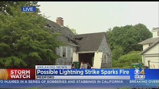 Lighting Likely Hit Homes In Medford, Worcester, Hopkinton