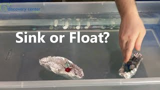 Sink or Float- Discovery Center Playful Learning at Home