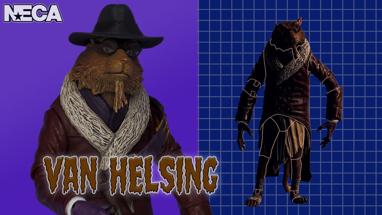 Сплинтер в роли Ван Хельсинга ОБЗОР ИГРУШЕК NECA Toys (2022)