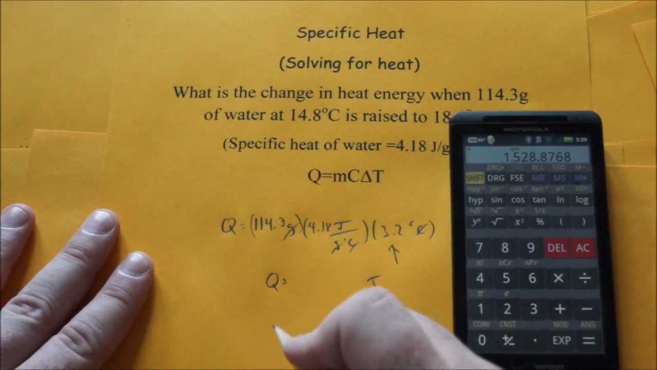 Equal heat is gives to two objects A and B of mass 1 g. Temperature of A  increases by 3oC and B by 5oC. Which object has specific heat? And by what