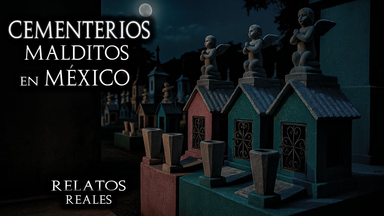 CEMENTERIOS A LOS QUE NADIE QUIERE IR | 9 HISTORIAS de TERROR de CEMENTERIOS en MEXICO | HORROR REAL