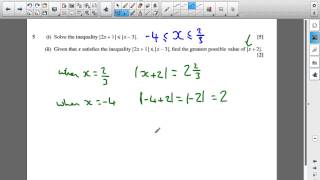 Details OCR C3 June 2010 q5ii - A2 Maths - Modulus Questions Update