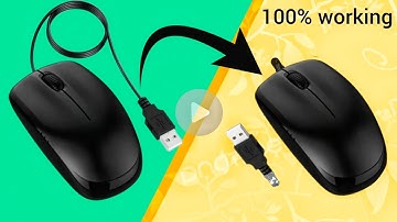 How to make a wired mouse without a wired mouse || Easy Way#mouse#inventor100m