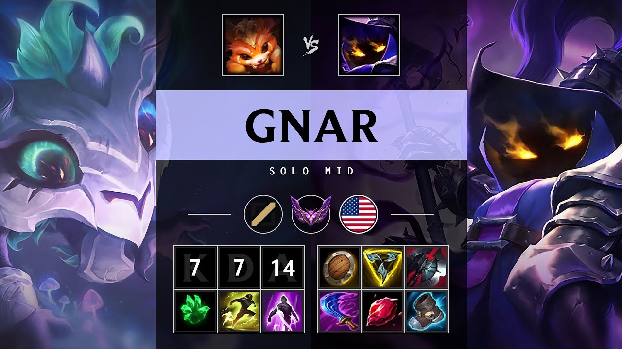 Gnar Mid vs Veigar - NA Master Patch 25.12