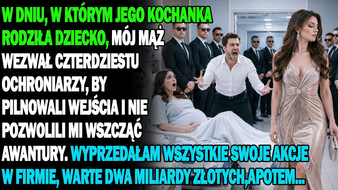 Stałam przy oknie salonu, gdy mój mąż, który od trzech lat traktował mnie jak powietrze, oświadczył lodowatym tonem: „Alicja urodzi moje dziecko. Przygotuj się do rozwodu i nie rób problemów.”...
