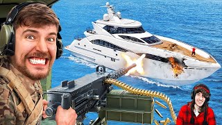 KreekCraft Reacts to MrBeast - Protect The Yacht, Keep It!