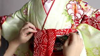 【おうち七五三】7歳女の子着付け方法 kimonoshop