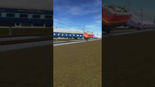 Indian train crossing 3D#indiantraingame #railway#indianrailwaygame#train#indiatraingame#automobile screenshot 2