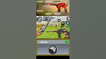 ✅ Akimbo Pistol 💪🔥💯 Pro Settings in CODM | CODM BR 💪👊 Tutorial in CODM BR #shorts #codmbr #codm #ff
