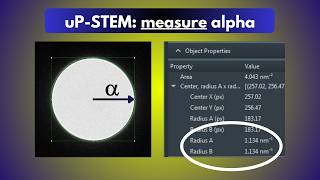 FEI Themis Z S/TEM: measuring the semi-angle of convergence (alpha) in microprobe-STEM (uP) mode
