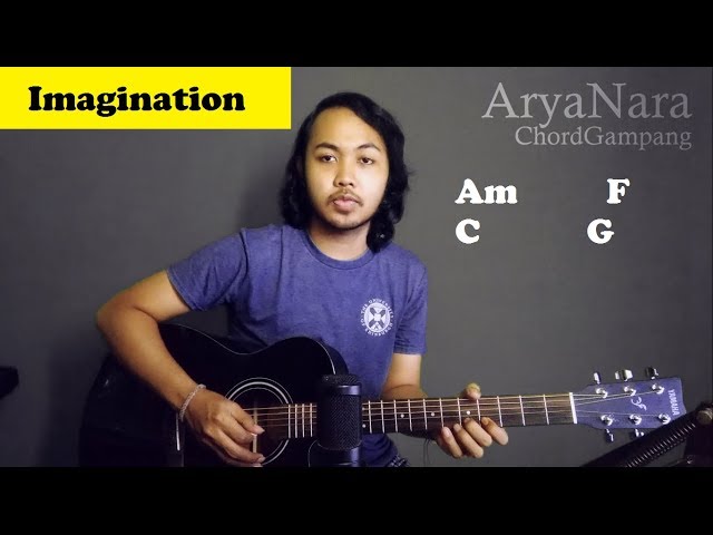 Chord Gampang (Imagination - Shawn Mendes) by Arya Nara (Tutorial Gitar) Untuk Pemula class=