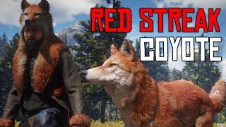 Red Dead Online - Legendary Red Streak Coyote Location - How To Craft Red Streak Garment