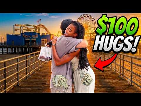Giving $100 to Anyone Who Gives Me a Hug