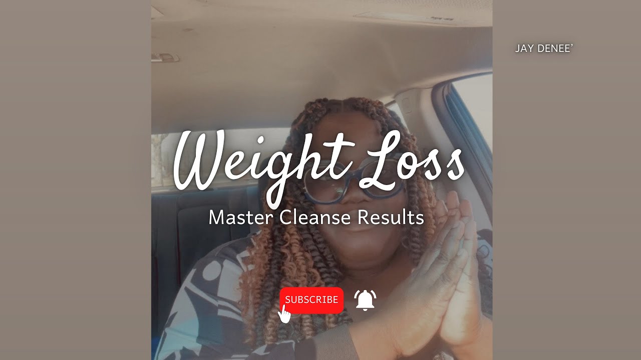 Weight Loss Master Cleanse Results (10 Days) YouTube