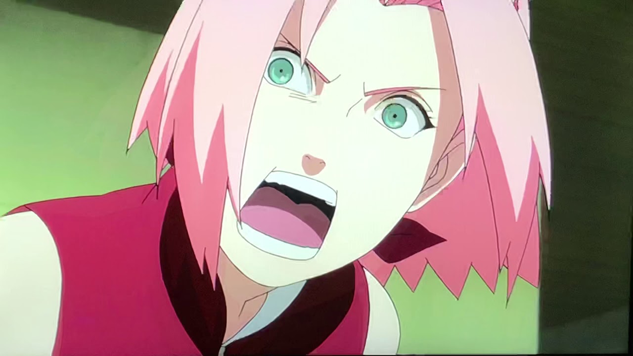 Naruto Gets Punched By Sakura