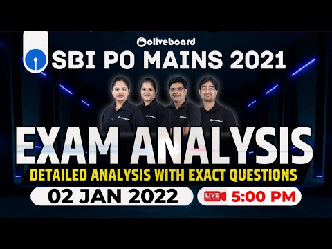 SBI PO Mains Exam Analysis 2021-22 | 2 Jan 2022 | Exact Questions Asked in SBI PO Mains