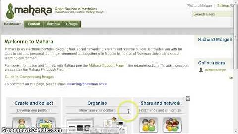 Mahara - How to Access Mahara