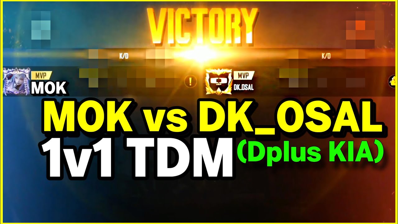 PMGC Champion Dplus KIA(DK) OSAL vs MOK | 1v1 TDM | PUBG MOBILE