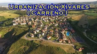 Urbanización  Xivares ( Carreño ) a vista de drone