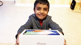Stole my Brothers Apple iPhone X 2017! Unboxing...lol
