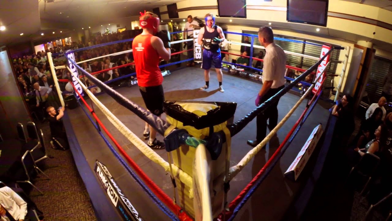 Ultra White Collar Boxing Derby Fight 1 YouTube