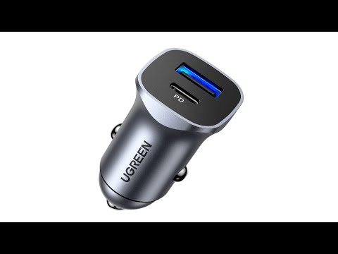 Review: UGREEN USB C Car Charger, PD 20W & QC18W Fast Car Charger Adapter, Dual Port Mini USB Car