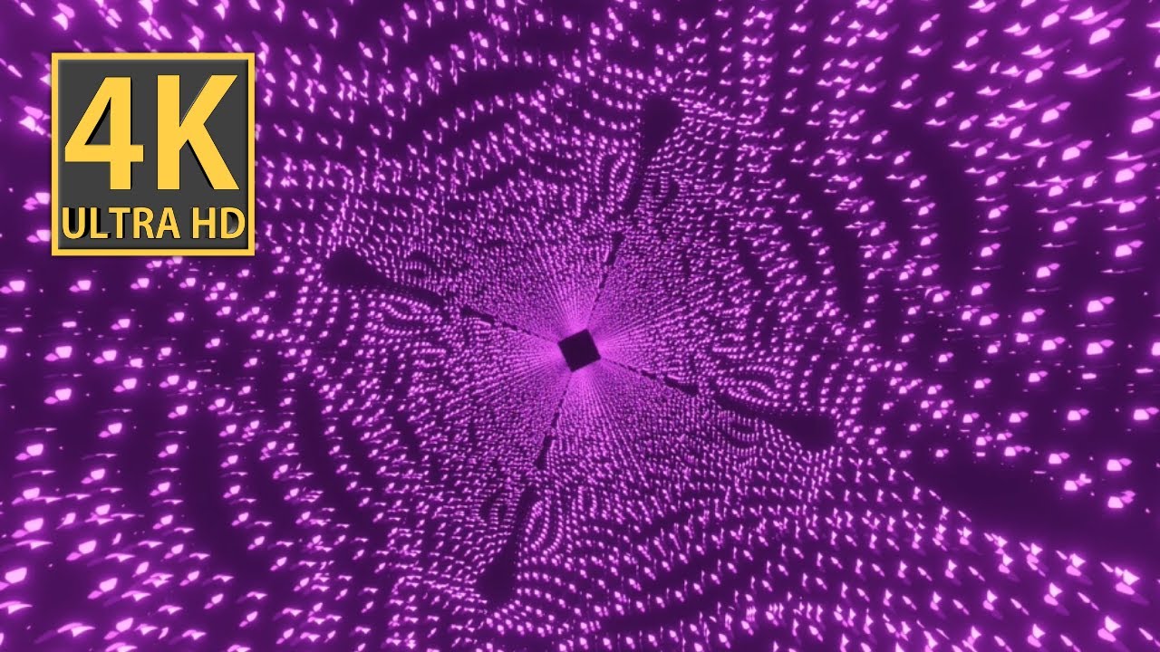 Abstract Background Video 4k Screensaver TV 10 h VJ LOOP NEON Pink ...