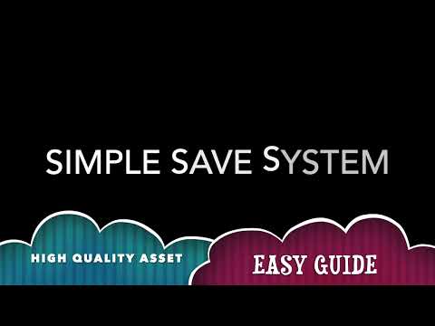 Simple Save System in Unity (Asset Store Plugin)