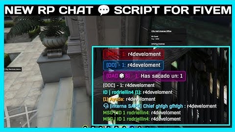 NEW RP CHAT 💬 *FREE* | FiveM Roleplay Scripts | FiveM Tutorial 2023 | MJ DEVELOPMENT