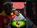 Osimhen'in geri dönüşü gergin oldu #mobtechno #galatasaray