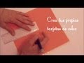 APRENDER LOS COLORES // crea tus propias tarjetas | TeriapL CreaTuMundo