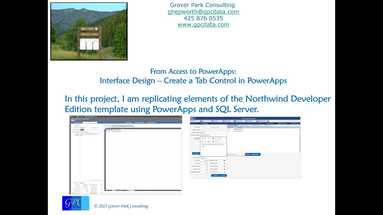 From Access to PowerApps: Interface Design – Create a Tab Control in ...