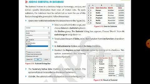 Class VII Computer Ch-2 Using Excel As Database Part-1B