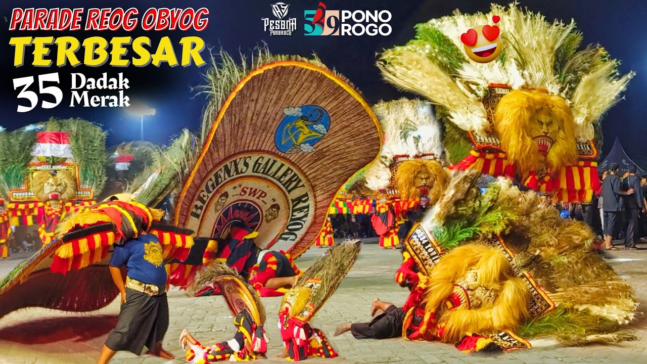 NGUERI LUR 😱 PARADE REOG OBYOG PONOROGO TERBESAR DI DUNIA GUNCANG ALON-ALON PONOROGO BIKIN MERINDING