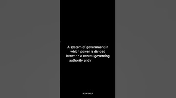 "Federalism : Understanding Power-Sharing and Governance"