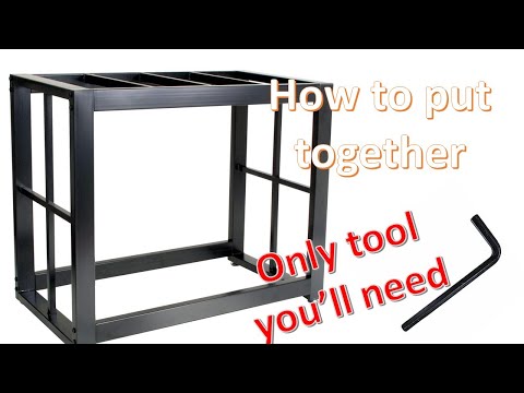 how to put together Imagitarium Brooklyn Metal stand