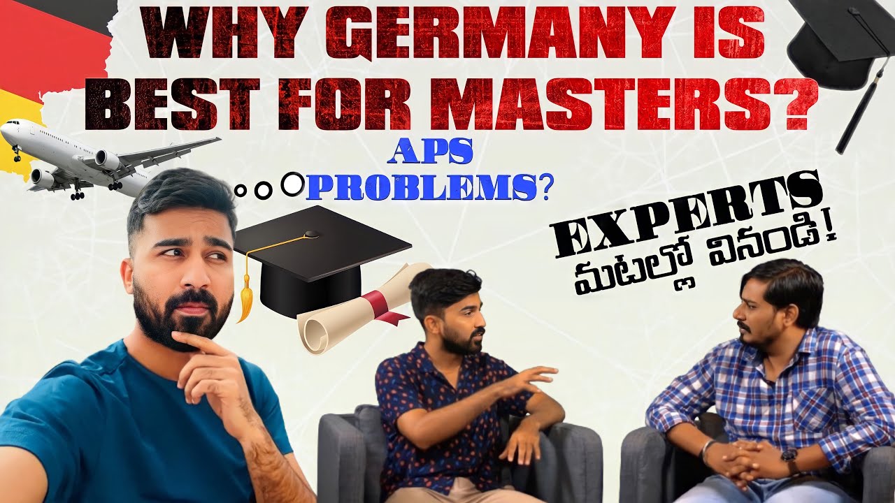 Why Germany 🇩🇪is Best for Masters ? 🤔 Expert తో 🥰తెలుసుకుందాం