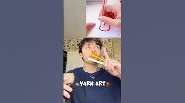 🧶Diy Super Cool Yarn Art!?!#diy #diycrafts #crafts #craft #papercraft #cool #art @mukta_art_craft