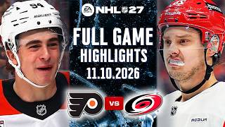 🔴LIVE🔴Philadelphia Flyers Vs Carolina Hurricanes Full Game Highlights Oct 11, 2026 NHL 27 Simulation