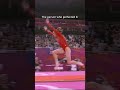 And the judges still deduct the second one💀 #gymnastics #olympics #perfect #vault