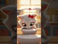“मिन्नी बिल्ली की मज़ेदार शरारत 🐱🥛 | Funny Cat Story for Kids”
