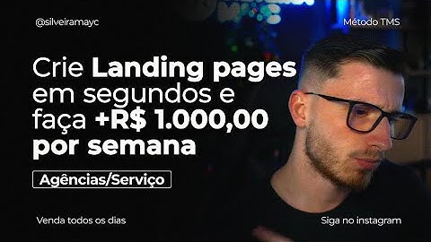 Crie Landing Pages em Segundos com a (LOVEBLE) e faça +R$ 1.000,00 por semana. | IA | AGÊNCIA