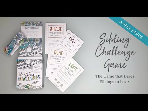 Sibling Challenge Game: Daring Siblings to Love Each Other - YouTube