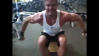 David Kimmerle Training At Golds Gym - The Mecca