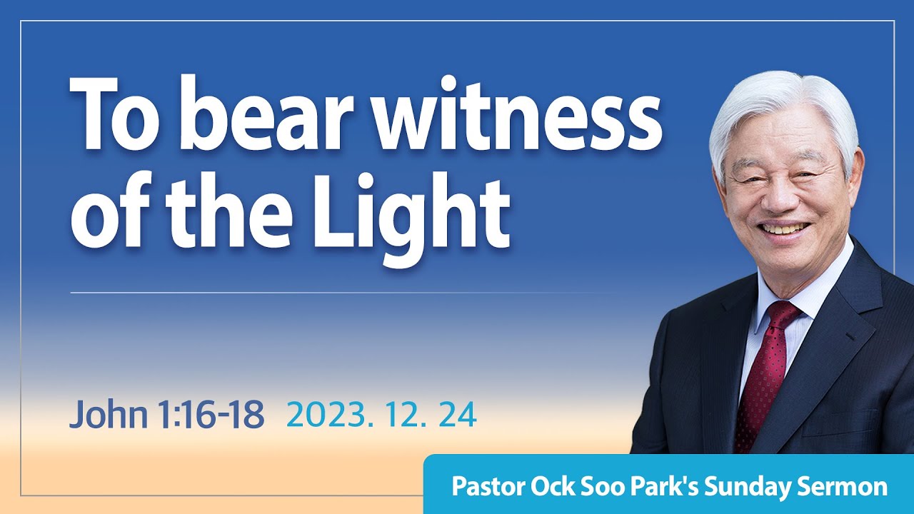 [Eng] To bear witness of the Light / Good News Mission Sunday Service ...