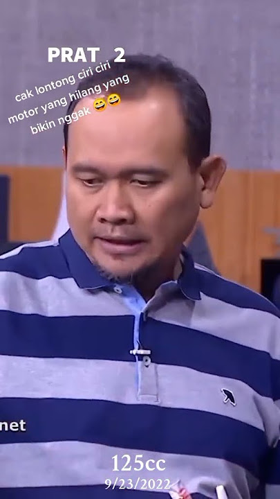 cak lontong  kehilangan motor ke polisi, #padahariini #lucu_ngakak #komedi #lucu #caklontong #ngakak