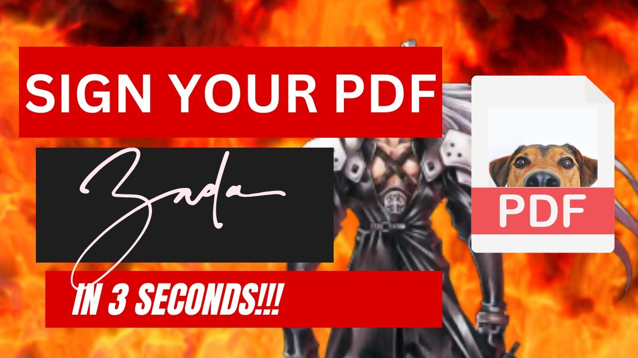 How To Add Signature To PDF Easy Way YouTube How to add signature to pdf easy way youtube
