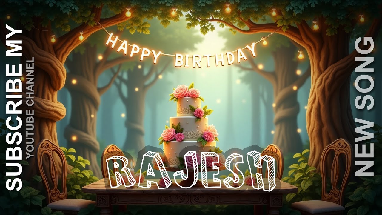 🎵 HAPPY BIRTHDAY RAJESH 🎉जन्मदिन मुबारक हो  राजेश 🎂 NEW BIRTHDAY SONG🎵  RAJESH BIRTHDAY SONG 🥳