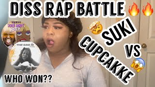 Sukihana - Rob Who? B***h VS Cupcakke - The Gag is Diss track (REACTION) Who Won ? Female Rap Battle