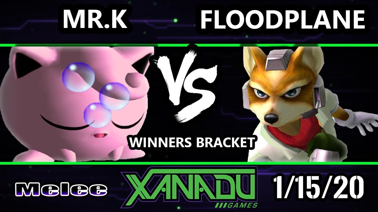 S@X 337 SSBM - Mr.K (Jigglypuff) Vs. Floodplane (Fox) Smash Melee Winners Round 2